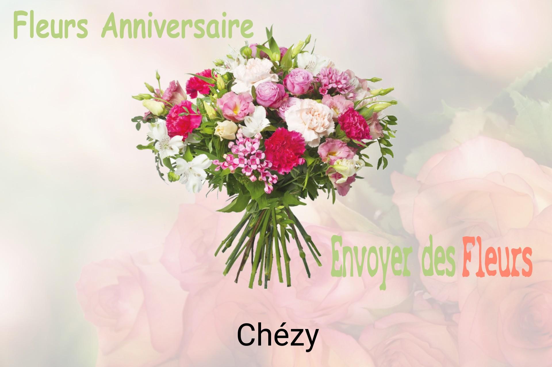 Bouquet de fleurs d’anniversaire livré à Chézy